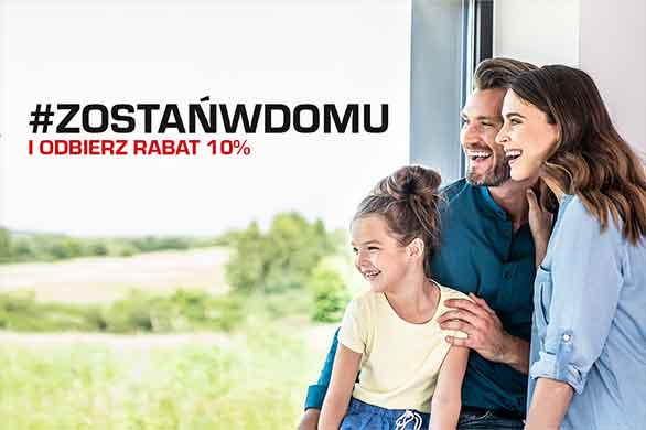 Promocja #ZOSTAŃWDOMU I ODBIERZ RABAT 10%