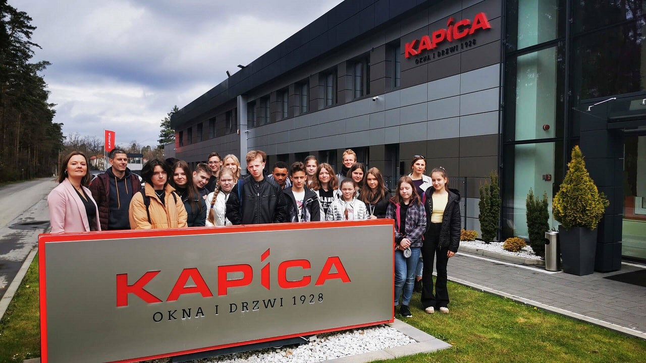 Wizyta uczniów w firmie Kapica w ramach doradztwa zawodowego