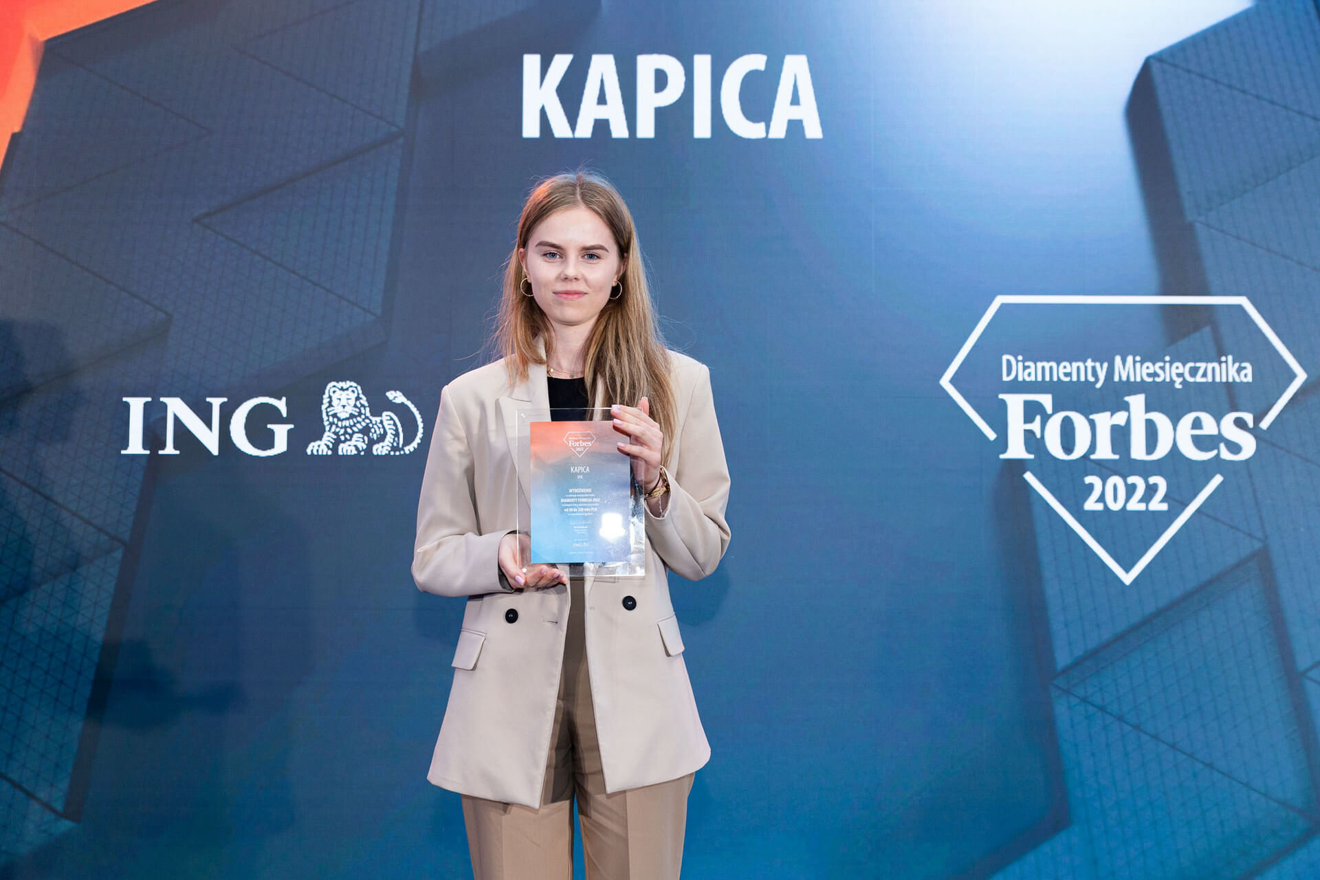 Diamentowa Kapica – wyróżnienie na Gali Diamentów Forbesa 2022